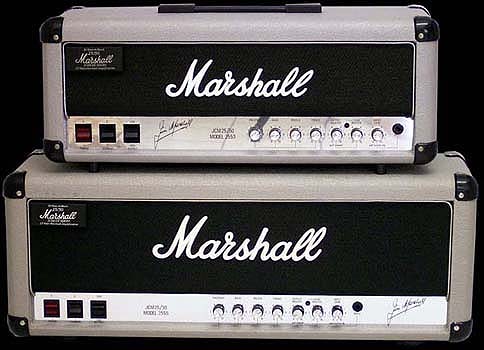 100 and 50w Jubilee amps stacked