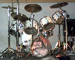 the drumkit